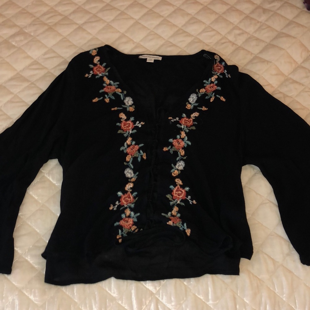 Lace up top